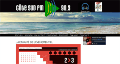 Desktop Screenshot of cotesudfm.fr